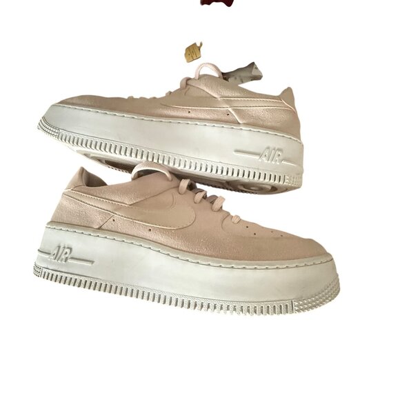 Nike Air Force 1 Sage Low Particle Beige W8.5 - Picture 4 of 11